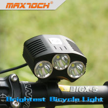 Maximoch BI6X-5 3000LM 4 * 18650 Pack inteligente LED bicicleta freno luz